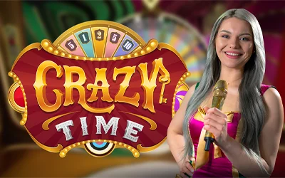 Crazy Time game show by Evolution Gaming at Win777 – 96.08% RTP, bonus wheel